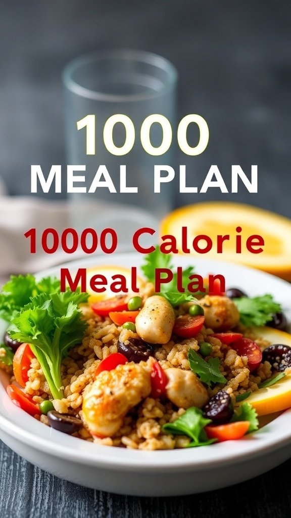30 Day 1000 Calorie Meal Plan For Fast Weight Loss Buy 1 Featured image