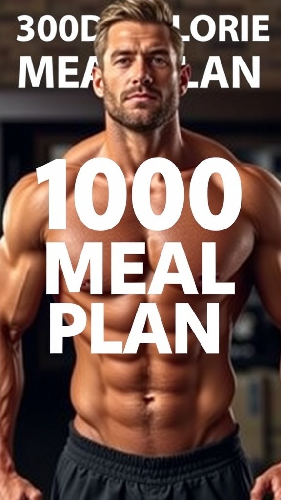 30 Day 1000 Calorie Meal Plan For Muscle Gain Buy 1 Featured image